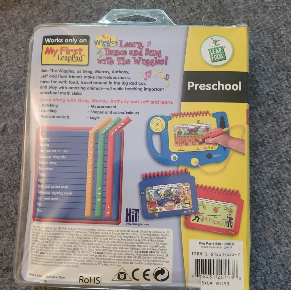 LeapFrog My First LeapPad The Wiggles Learning Toy